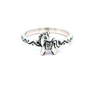 James Avery Silver Unicorn Band Ring (Retired)
